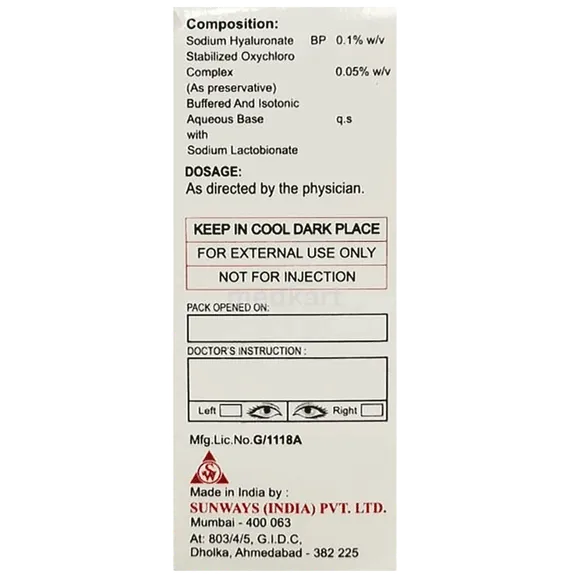 oculact eye drops 10 ml